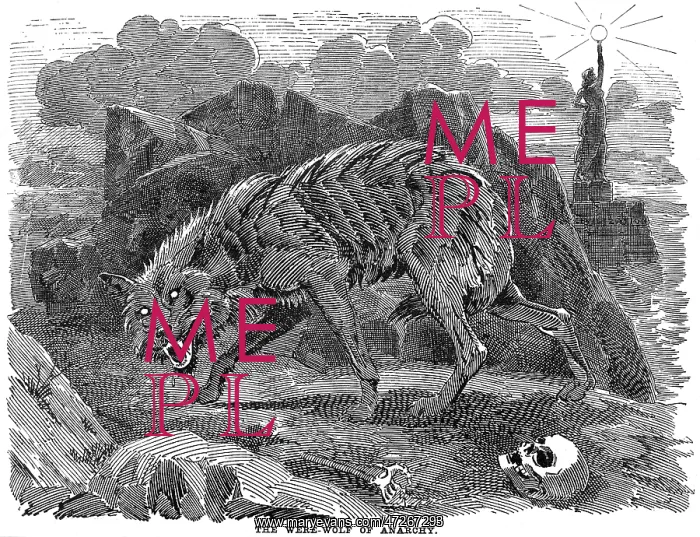  : Cartoon, The Were-Wolf of Anarchy