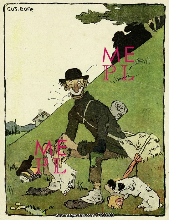 : Cartoon, Those who have nothing, WW1 : Cartoon, Those who have nothing, WW1