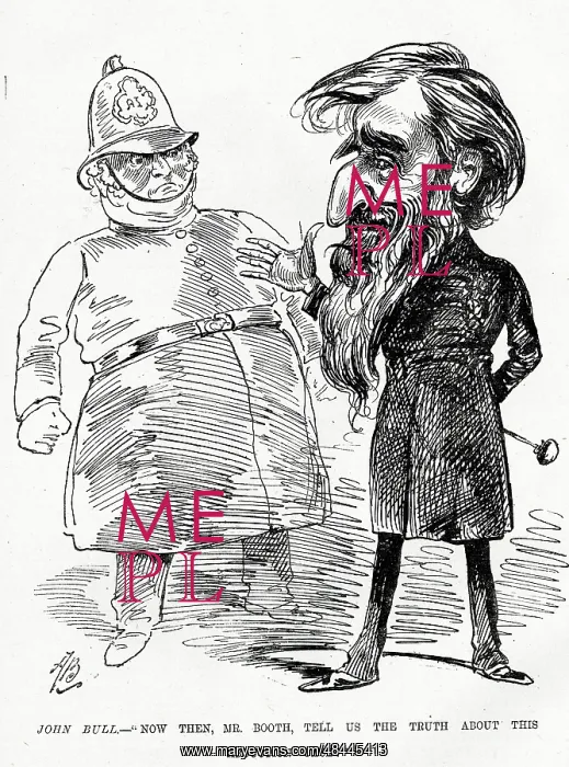 : Cartoon, William Booth and John Bull : Cartoon, William Booth and John Bull