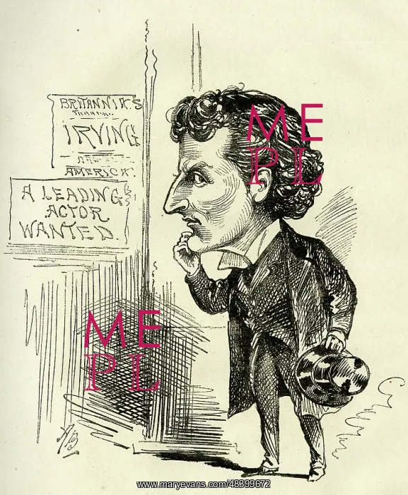 : Cartoon, Wilson Barrett, actor, manager and playwright : Cartoon, Wilson Barrett, actor, manager and playwright