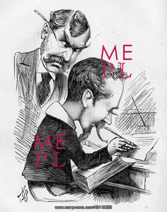 : Cartoon, Ws Gilbert and Henry Pottinger Stephens : Cartoon, Ws Gilbert and Henry Pottinger Stephens