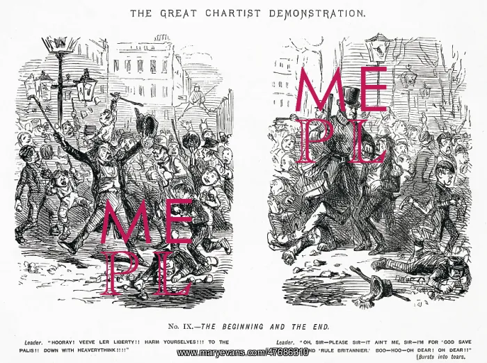 : Cartoons, The Great Chartist Demonstration : Cartoons, The Great Chartist Demonstration