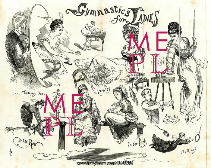  : Cartoons, Gymnastics for Ladies
