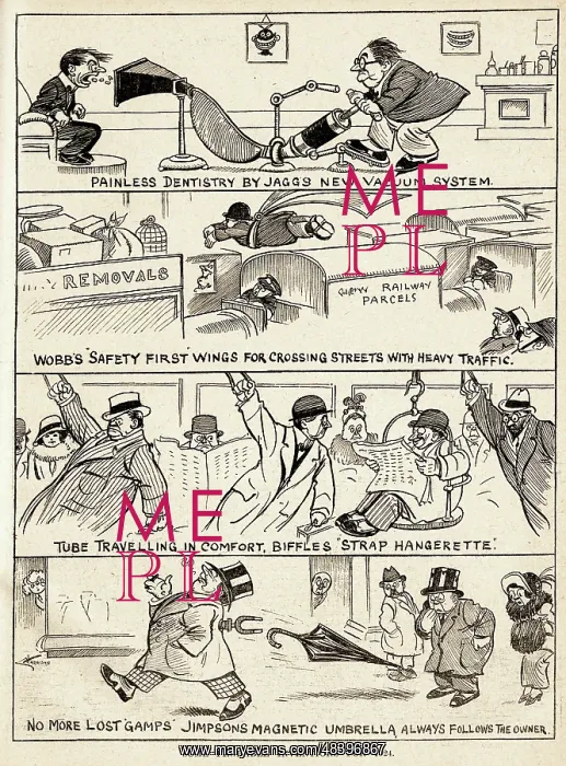 : Cartoons, Some Probable Inventions for 1924 : Cartoons, Some Probable Inventions for 1924