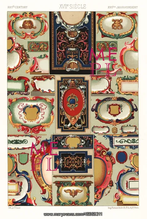 : Cartouches, 17th century : Cartouches, 17th century
