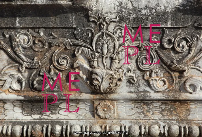 : Carved capital, Temple of Apollo, Didyma, Aydin, Turkey : Carved capital, Temple of Apollo, Didyma, Aydin, Turkey