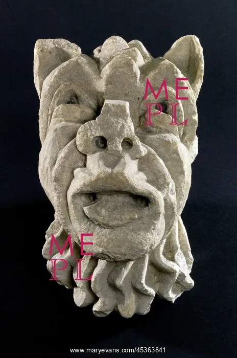 : Carved stone corbel : Carved stone corbel