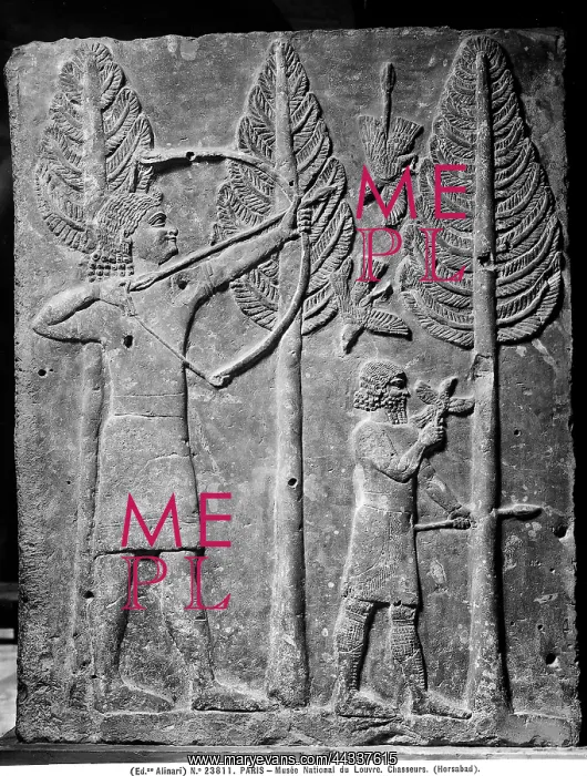 : Carved stone with a figure : Carved stone with a figure