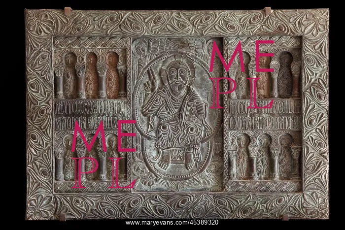 : Carving, Santa Cecilia monastery, Montserrat : Carving, Santa Cecilia monastery, Montserrat