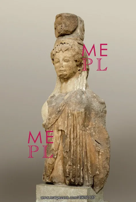 : Caryatid from the Treasury of Sifnians : Caryatid from the Treasury of Sifnians