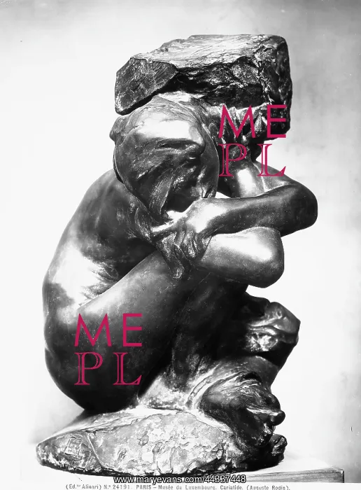 : Caryatid, work by Auguste Rodin : Caryatid, work by Auguste Rodin