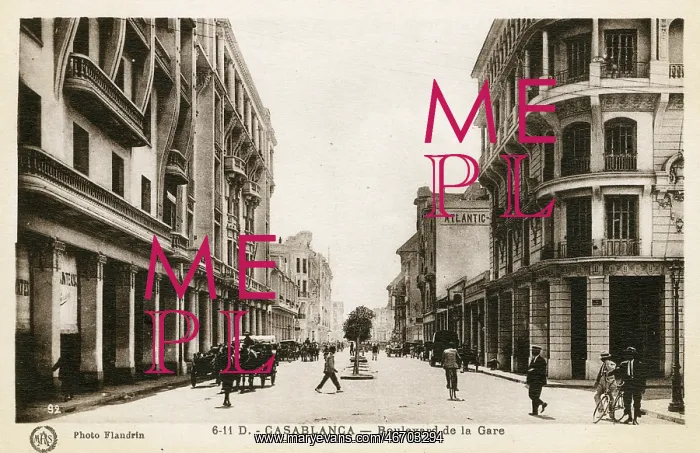  : Casablanca, Morocco - Boulevard de la Gare