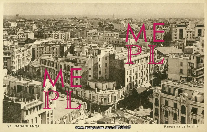 : Casablanca, Morocco - Panoramic View of the City : Casablanca, Morocco - Panoramic View of the City