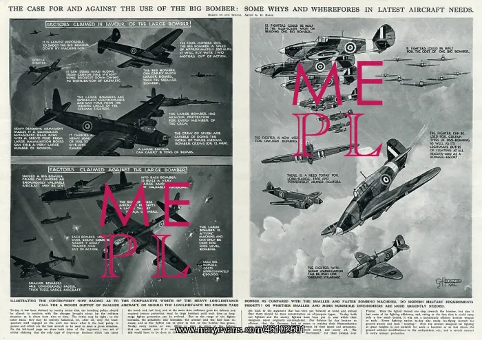 : Case for and against the big bomber by G. H. Davis : Case for and against the big bomber by G. H. Davis