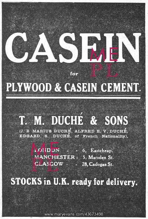 : Casein Plywood & Casein Cement : Casein Plywood & Casein Cement