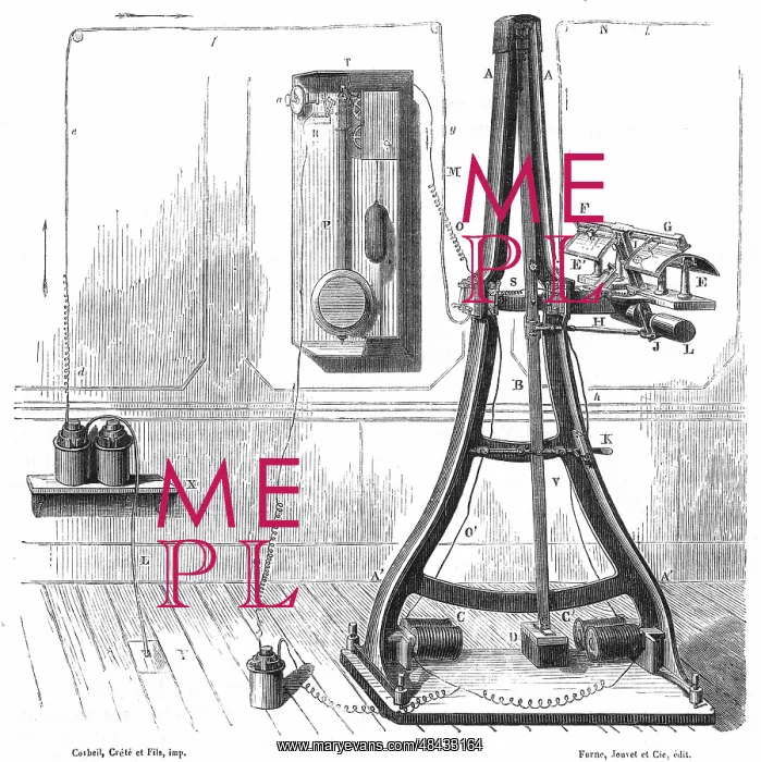 : Caselli's Pantelegraph: one of the first machines : Caselli's Pantelegraph: one of the first machines