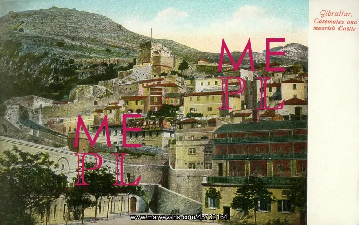 : Casemates and Moorish Castle - Gibraltar : Casemates and Moorish Castle - Gibraltar