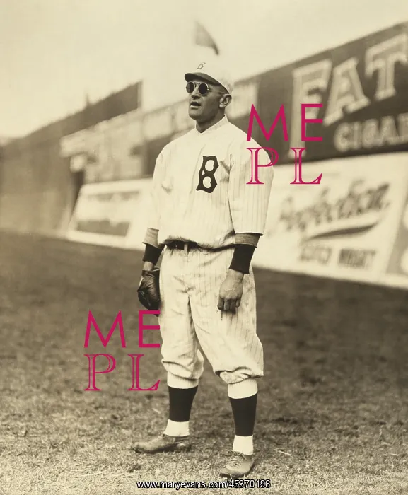 : Casey Stengel, wearing sunglasses, while playing : Casey Stengel, wearing sunglasses, while playing
