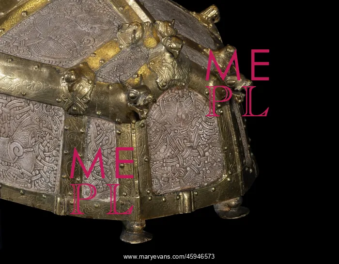 : Casket, National Museum of Denmark, Copenhagen, Denmark : Casket, National Museum of Denmark, Copenhagen, Denmark