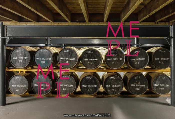 : Casks, Oban Distillery, Oban, Argyll and Bute, Scotland : Casks, Oban Distillery, Oban, Argyll and Bute, Scotland