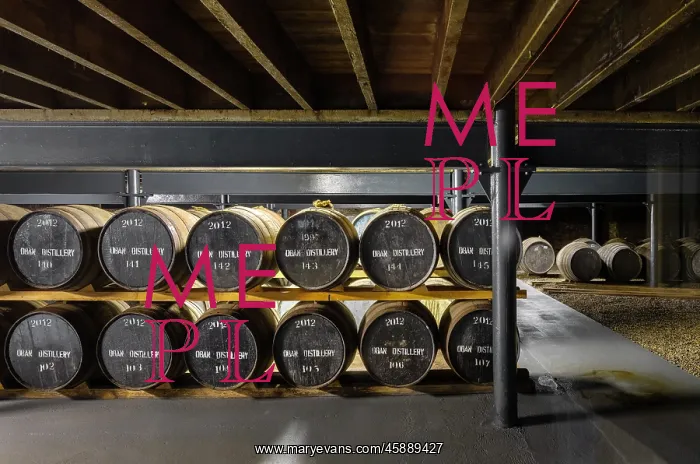 : Casks, Oban Distillery, Oban, Argyll and Bute, Scotland : Casks, Oban Distillery, Oban, Argyll and Bute, Scotland