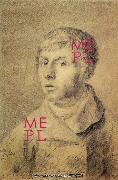 : Caspar David Friedrich, self-portrait as a young man : Caspar David Friedrich, self-portrait as a young man