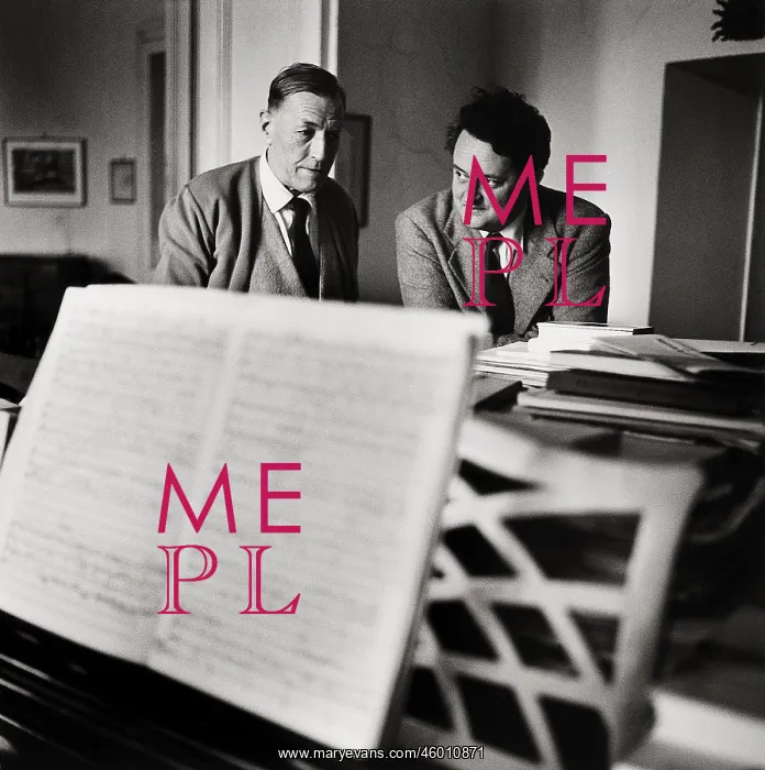  : Caspar Neher with Gottfried von Einem