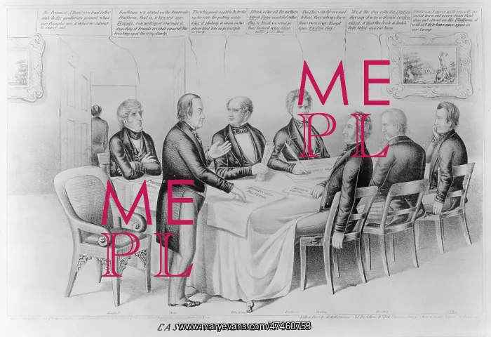 : Cass & his cabinet in 1849 : Cass & his cabinet in 1849