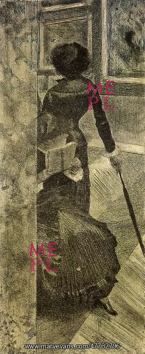  : Cassatt at the Louvre, by Degas