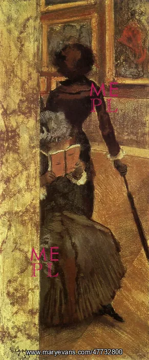  : Cassatt at the Louvre, by Degas