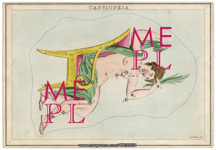 : CASSIOPEIA STAR MAP : CASSIOPEIA STAR MAP