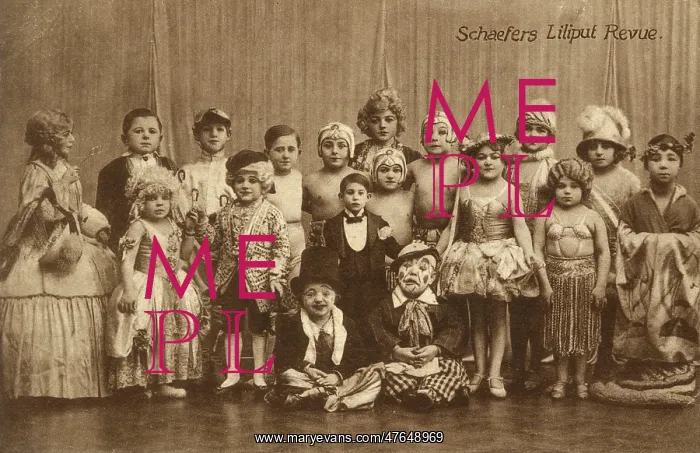  : Cast of Schaefer's Liliput Revue