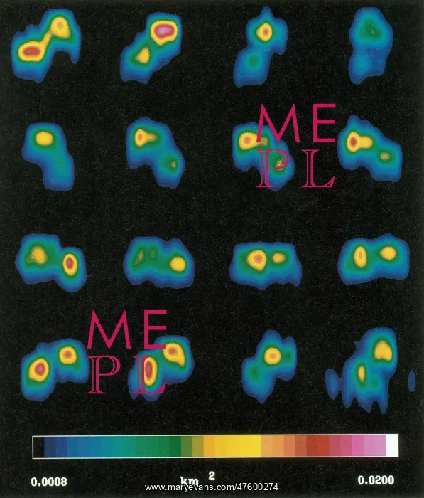 : Castalia Asteroid Sequence, False-Color Coding, 1989 : Castalia Asteroid Sequence, False-Color Coding, 1989