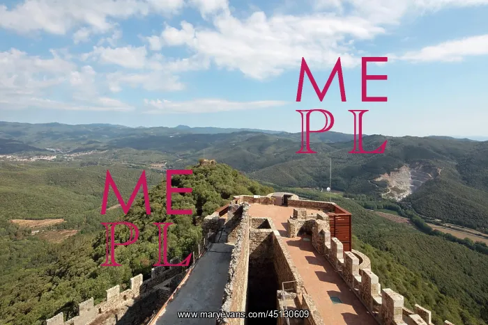 : Castell de Montsoriu or Montsoriu's Castle, Catalonia, Spain : Castell de Montsoriu or Montsoriu's Castle, Catalonia, Spain