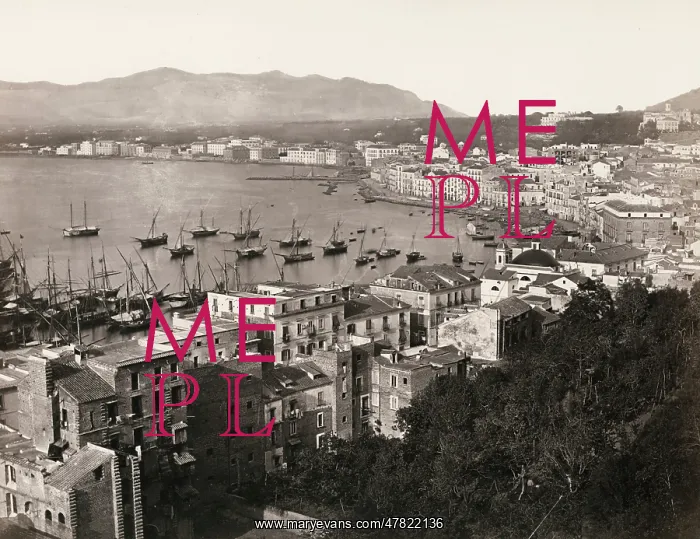 : Castellammare, looking over the Mediterranean Sea : Castellammare, looking over the Mediterranean Sea