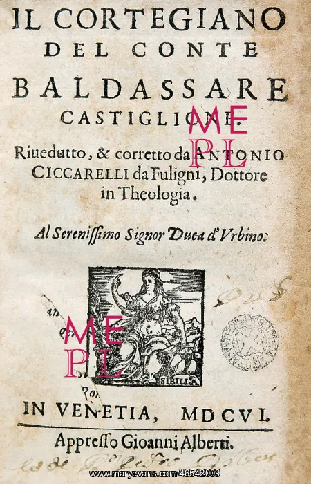 : CASTIGLIONE, Baldassare (1478-1529) : CASTIGLIONE, Baldassare (1478-1529)