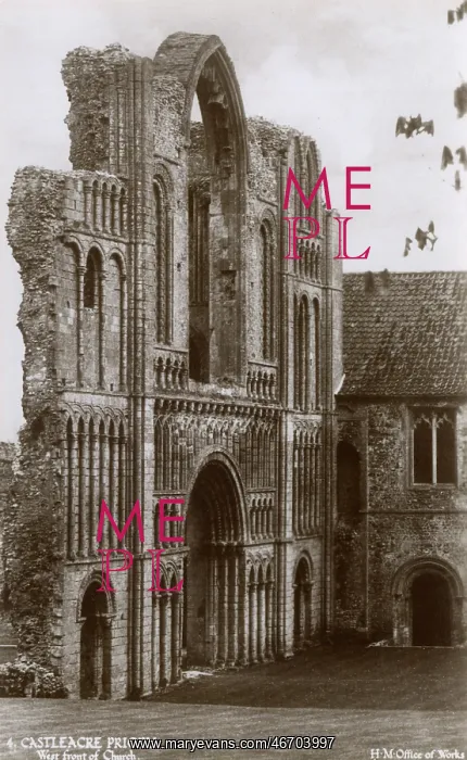  : Castle Acre Priory, Norfolk - West Front
