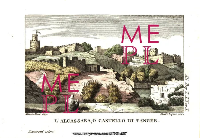 : Castle or Alcazaba, Tangier, Morocco : Castle or Alcazaba, Tangier, Morocco