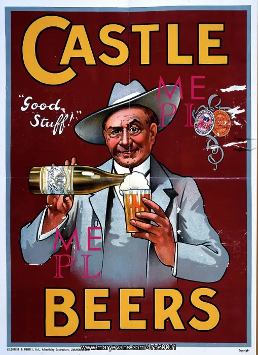  : Castle Beers advert