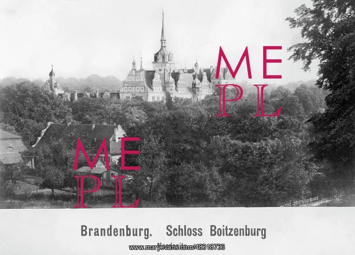 : Castle Boitzenburg, 1901 : Castle Boitzenburg, 1901