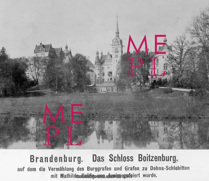 : Castle Boitzenburg, 1905 : Castle Boitzenburg, 1905