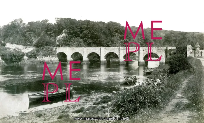 : Castle Bridge, River Crana, Buncrana, Donegal, Ireland : Castle Bridge, River Crana, Buncrana, Donegal, Ireland