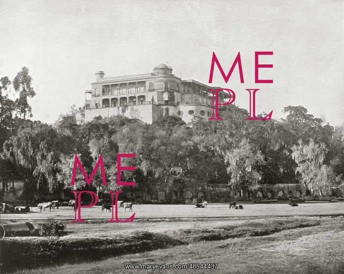 : Castle on Chapultepec Hill, Mexico City : Castle on Chapultepec Hill, Mexico City