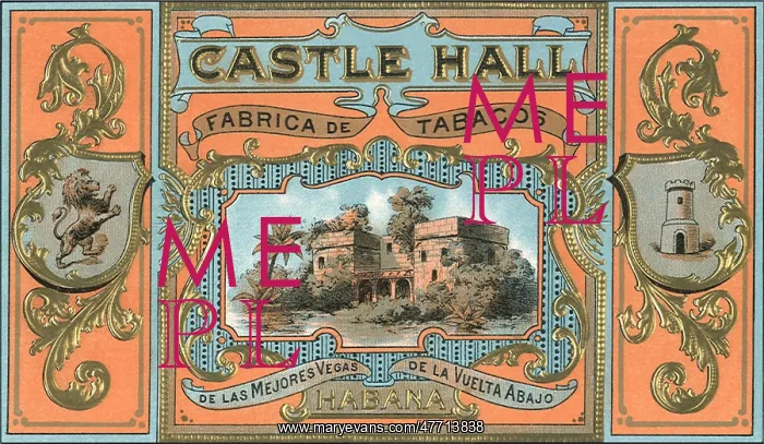  : Castle Cigar Label