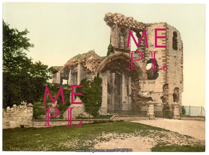 : The castle, Denbigh, Wales : The castle, Denbigh, Wales