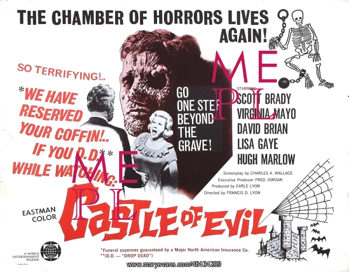 : Castle of Evil athriller staring: Scott Brady : Castle of Evil athriller staring: Scott Brady