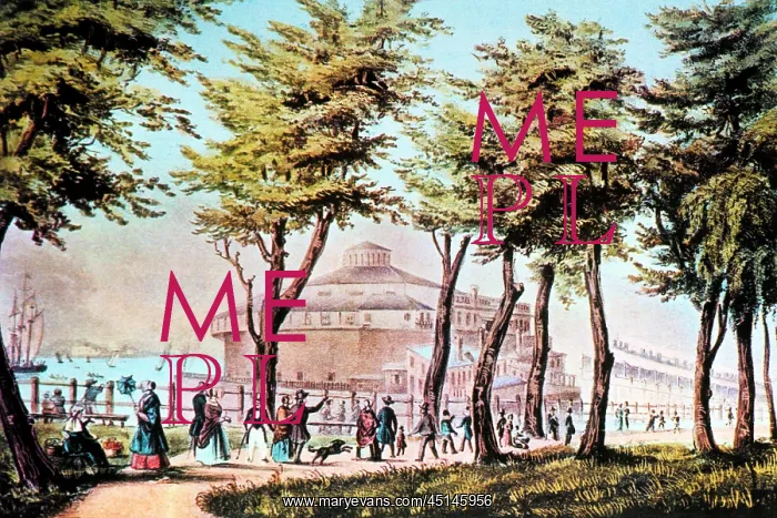 : Castle Garden from the Battery America's First : Castle Garden from the Battery America's First