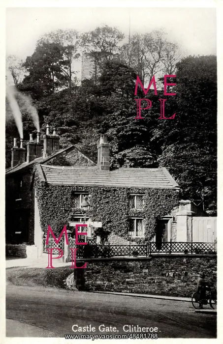 : Castle Gate, Clitheroe, Lancashire : Castle Gate, Clitheroe, Lancashire