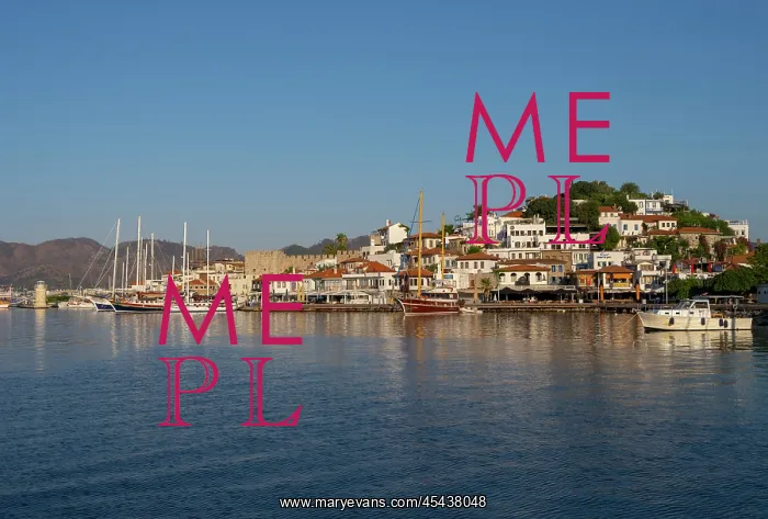 : Castle and harbour, Marmaris, Turkey : Castle and harbour, Marmaris, Turkey