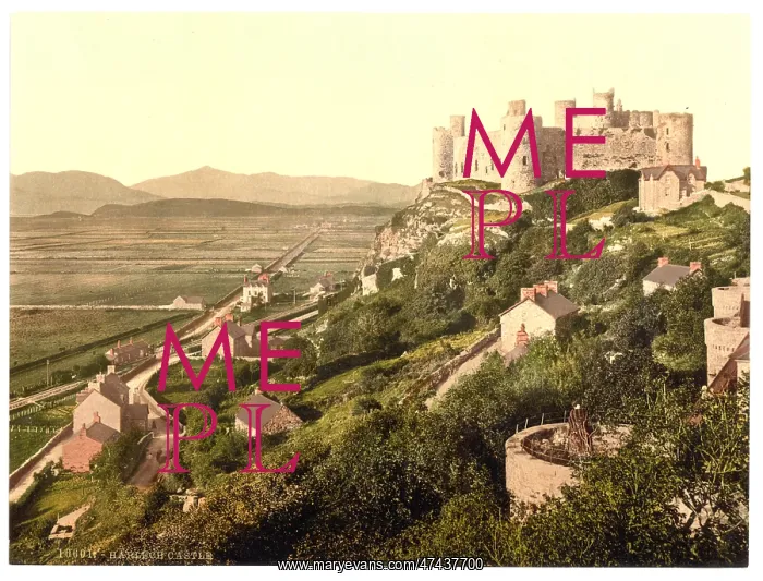 : The castle, Harlech Castle, Wales : The castle, Harlech Castle, Wales